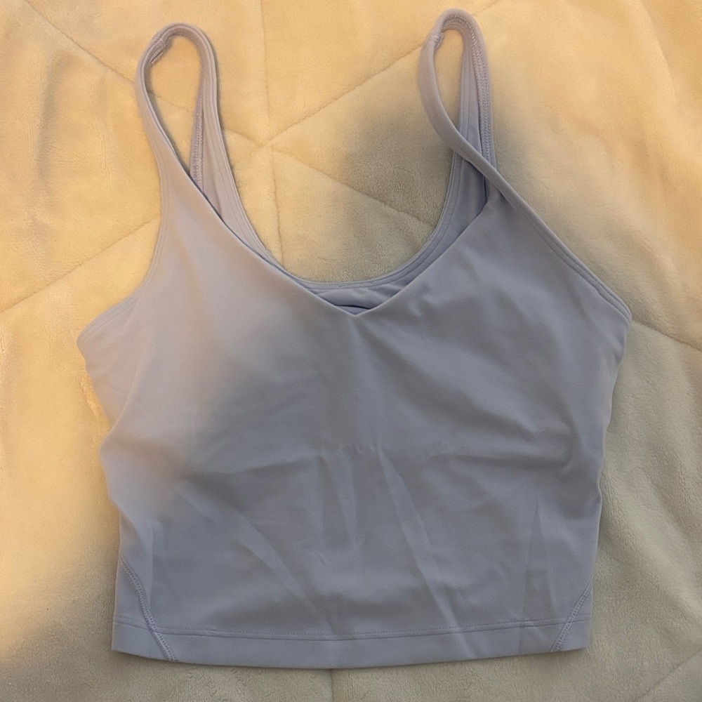 lululemon athletica Light Blue Tank Top